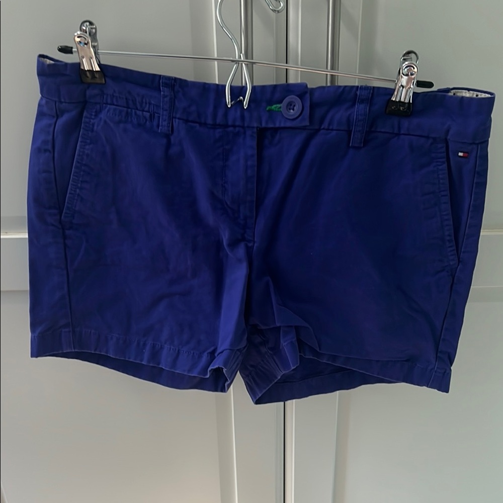 Tommy Hilfiger Blue Bermuda Shorts Classic Cotton Blend